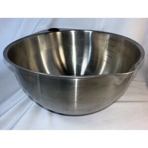 PAMPERED CHEF 24 Cup 6L Stainless Steel Mixing Bowl with Silicone Base NO LID